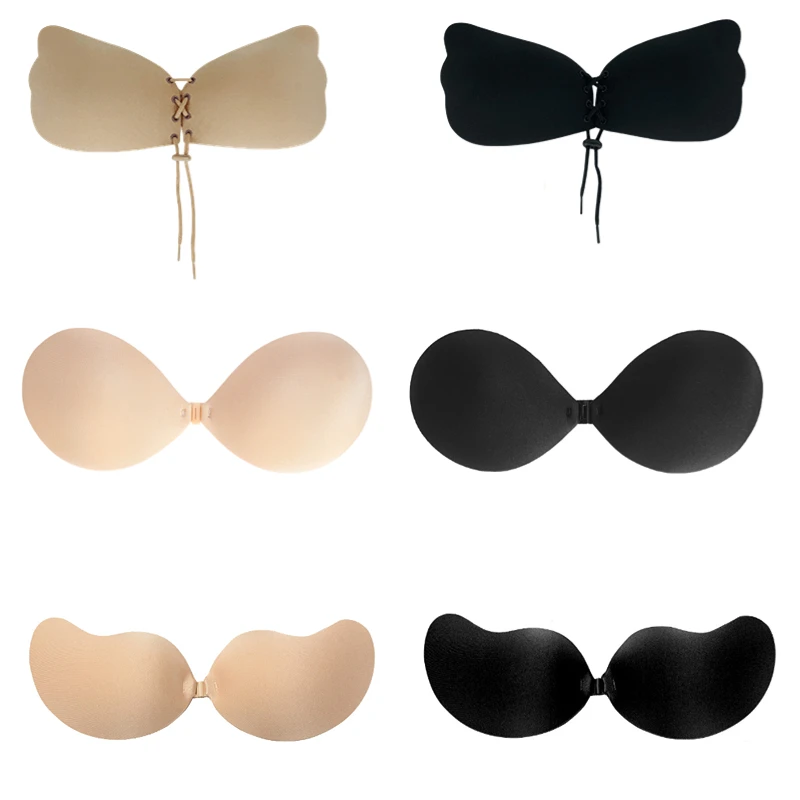 Sexy Sujetador Women's Bra Invisible Push Up Bra Self-Adhesive Silicone Seamless Front Closure Sticky Backless Strapless womens bras womens lingerie women lingerie