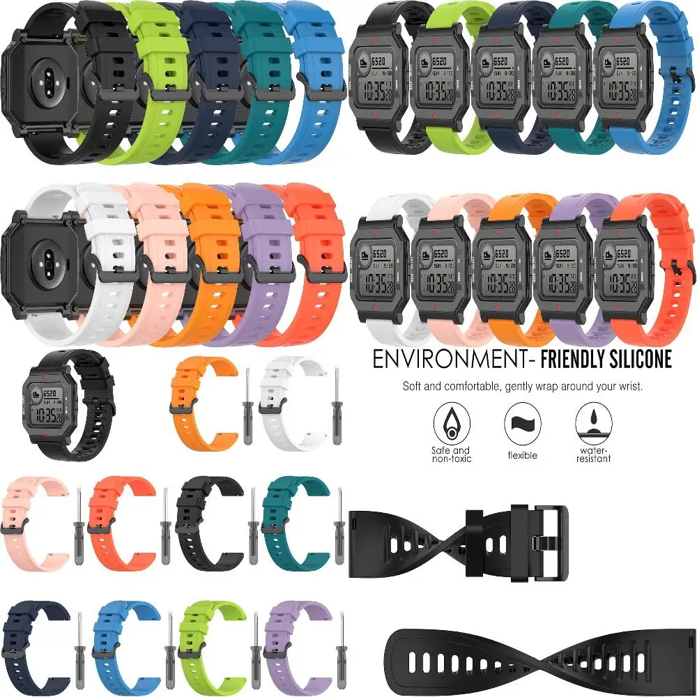 Comfortable and Durable Soft Silicone Replacement Band for Neo Smartwatch, Compatible with Neo Smartwatch, Stylish and Reliable