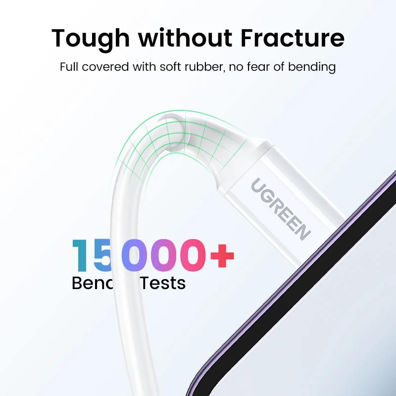 UGREEN 20W PD MFi USB C to Lightning Cable iPhone 14 13 Pro Max Type C Fast Charging Data Cable for iPad Phone Charge Cable