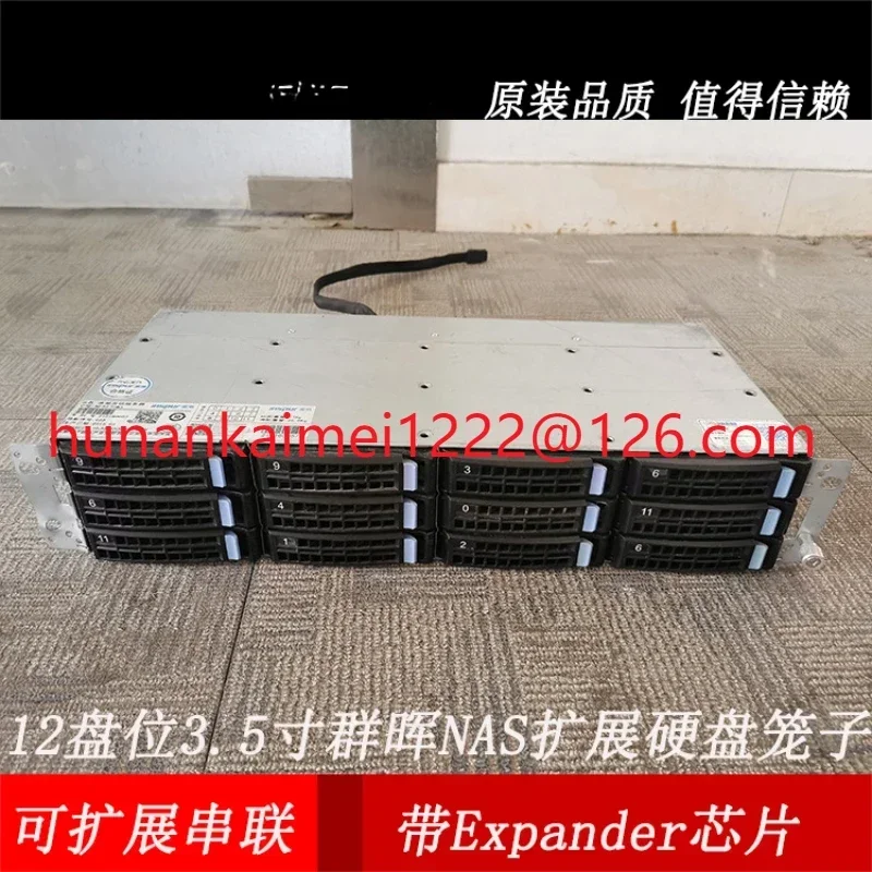 12-Disk 3.5 Pollici 6Gb Hard Disk Cage Chia Black Synology Cdn Hot Plug Sas Storage Series Chassis