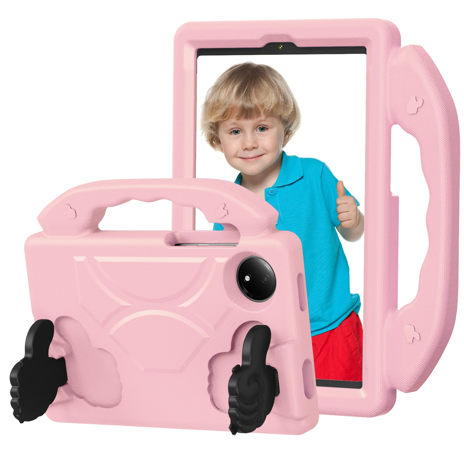 Durable Kids EVA Tablet Stand Case with Handle and Adjustable Viewing Angles