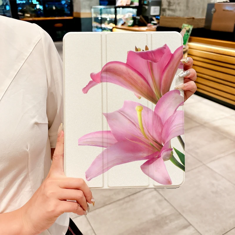 Sophisticated Floral Lily Pad Tablet Case