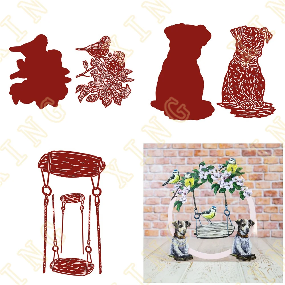 

New Arrival James & Clarice Teddy Metal Die Cutting Dies For DIY Scrapbooking Album Decorative Embossing DIY Paper Cards Making