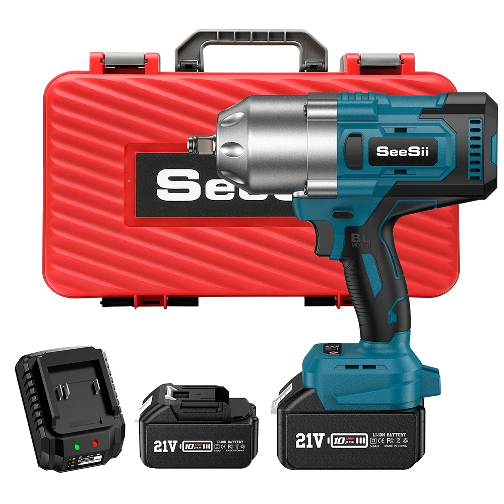 SEESIIWH8001300NmBrushlessImpactWrench12HighTorqueCordless