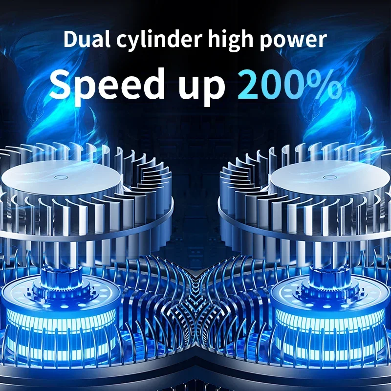 1500A Cordless Electric Tire Inflator Portable Air Compressor 4 In 1 Battery Jump Starter Start Booster LED Light for Car