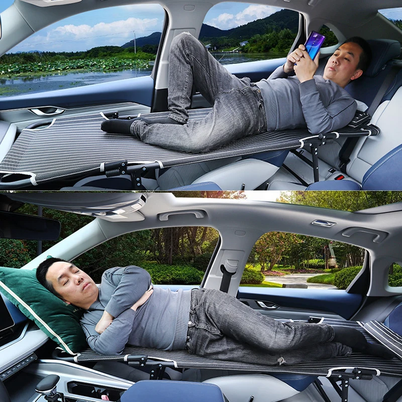 Car modified bed Non-inflatable cushion Universal car rear seat Single folding travel bed Co-pilot artifact sleeping car