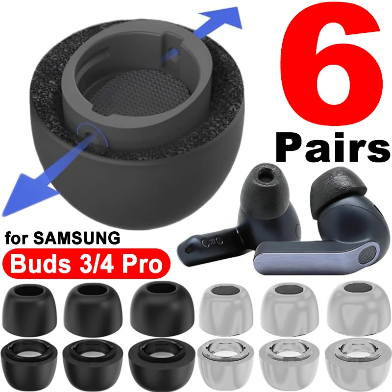 Premium Memory Foam Ear Tips - Enhanced Comfort Replacement Earbuds