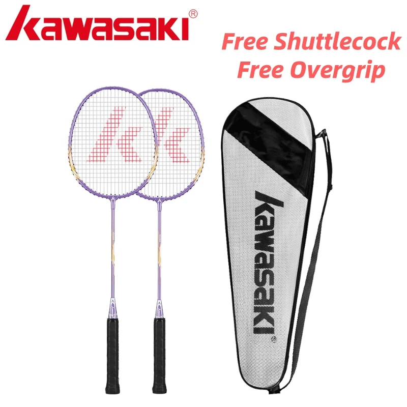 Kawasaki Badminton Racket 1U Aluminum Alloy Frame Badminton Racquette