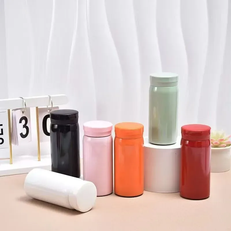 Mini Water Bottle 304 Stainless Steel  12oz 16oz Vacuum Insulated Portable Thermos for Outdoor Travel