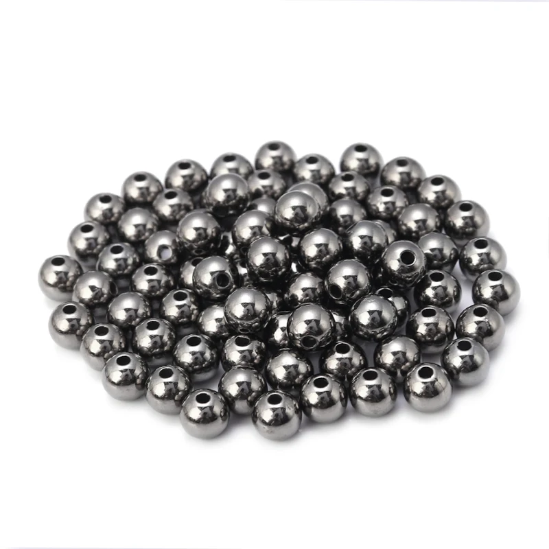 20-500 teile/los CCB Runde Perlen 3/4/5/6/7/8/10/12/14mm Glatte Runde Lose Spacer Perlen Für DIY Schmuck Machen Armband Halskette – Detail 6
