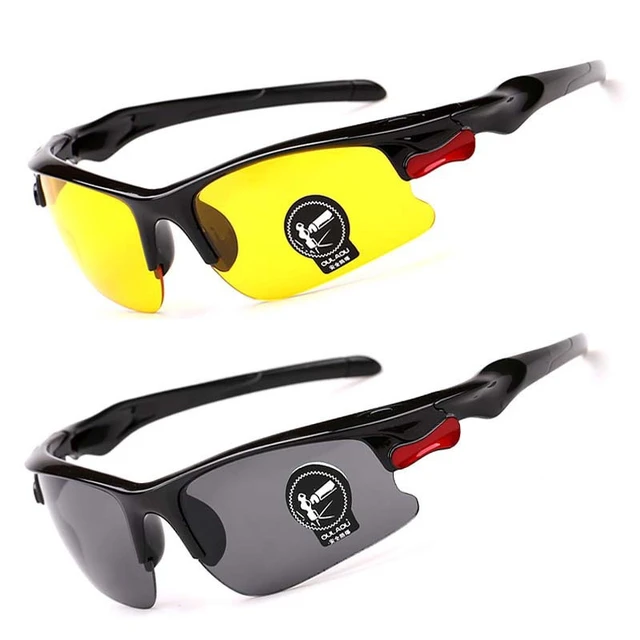 Lunettes de soleil Anti-éblouissement pour hommes, Vision nocturne, lunettes  de conduite à la mode, accessoires de voiture - AliExpress