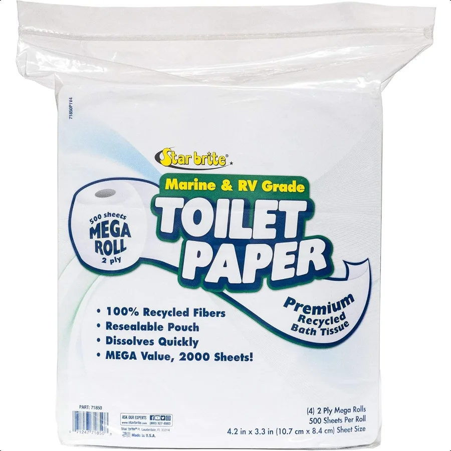 Fast Disposing Marine RV Toilet Tissue Paper