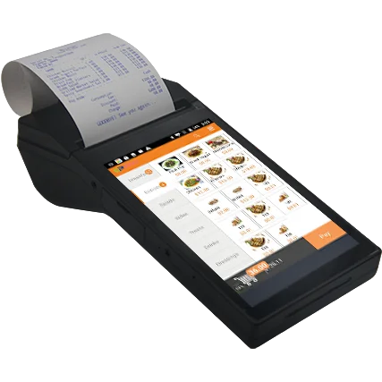 

Good Quality Cheap HDD-A7 All-In-One 7-Inch HD Screen Android Handheld Cash Register Pos Machine With 80mm Printer
