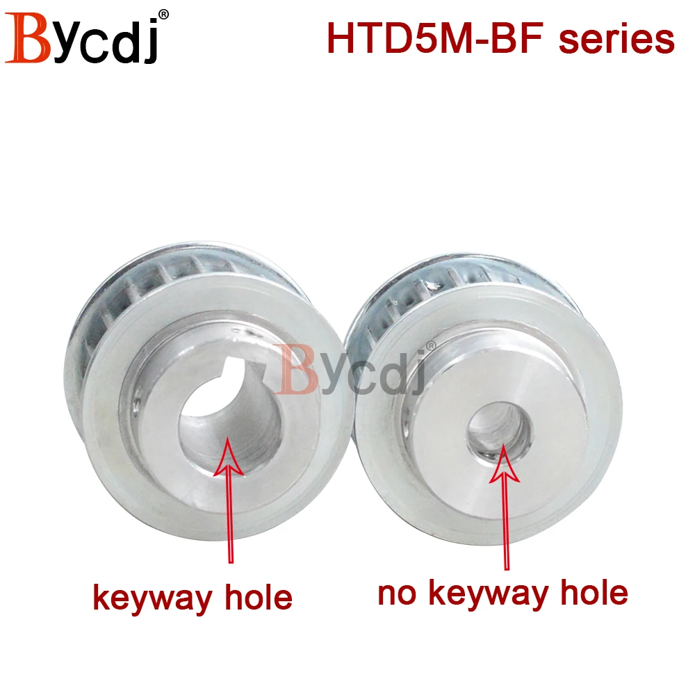 20 Teeth 5M Synchronous Pulley keyway Bore 8/10/12/12.7/14/15/16/17/18mm for Width 10/15/20mm HTD5M Timing Belt Pulleys 20T BF