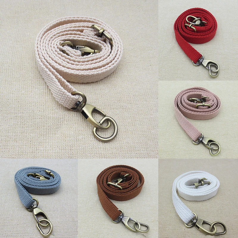 

1 предмет 9 цветов Поддерживаемый ремень сумки All Match DIY Брезент Ремень курьера Ремень плеча