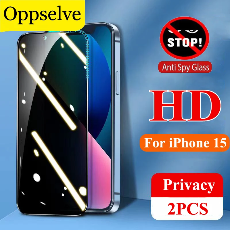 

Privacy Protective Glass For iPhone 15 14 Plus Pro Max 12 13 Mini Pro Anti-peep Tempered Screen Film For iPhone X XR XS Max 8 7