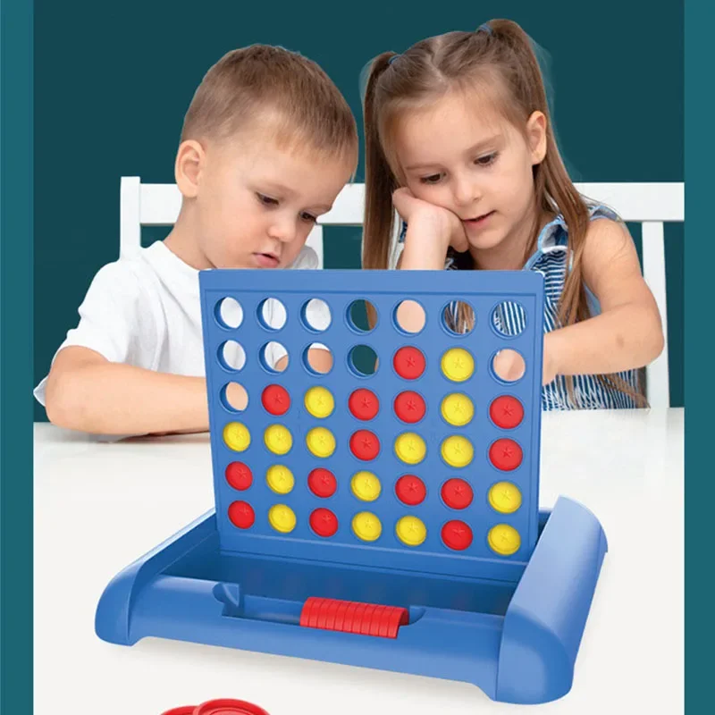 Connect 4 In A Line Board Game Children's Educational Toys Classic Party Chess Family Toy Early Educational Puzzle Thinking Gift 3