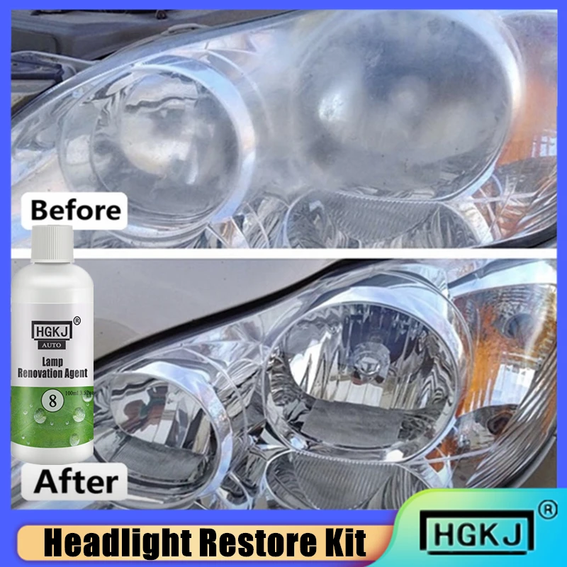 Headlight Restoration Cleaner Kit Car Headlamp Len Restorer Repair