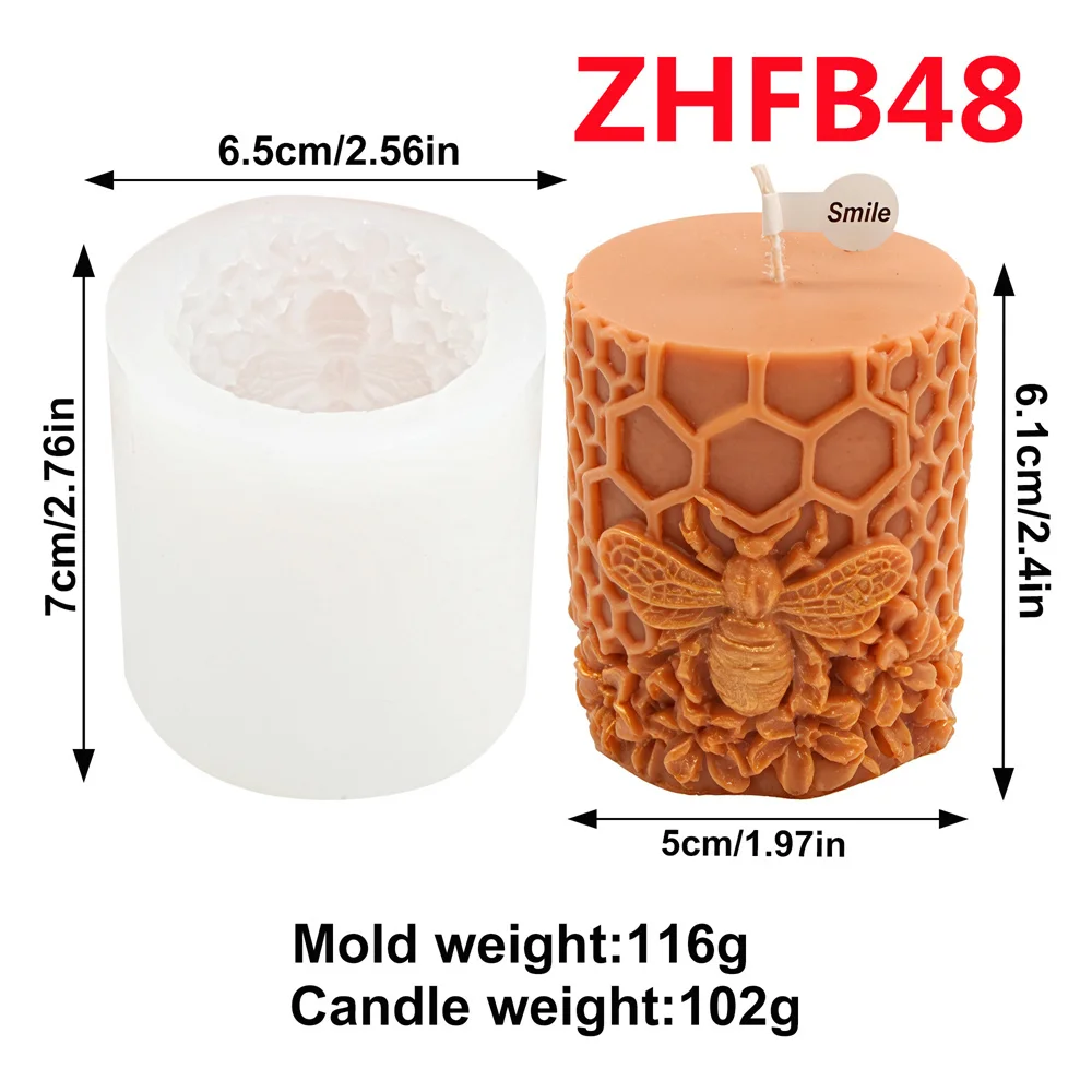 Honeycomb Beehive Silicone Mold for DIY Home Decor & Crafts