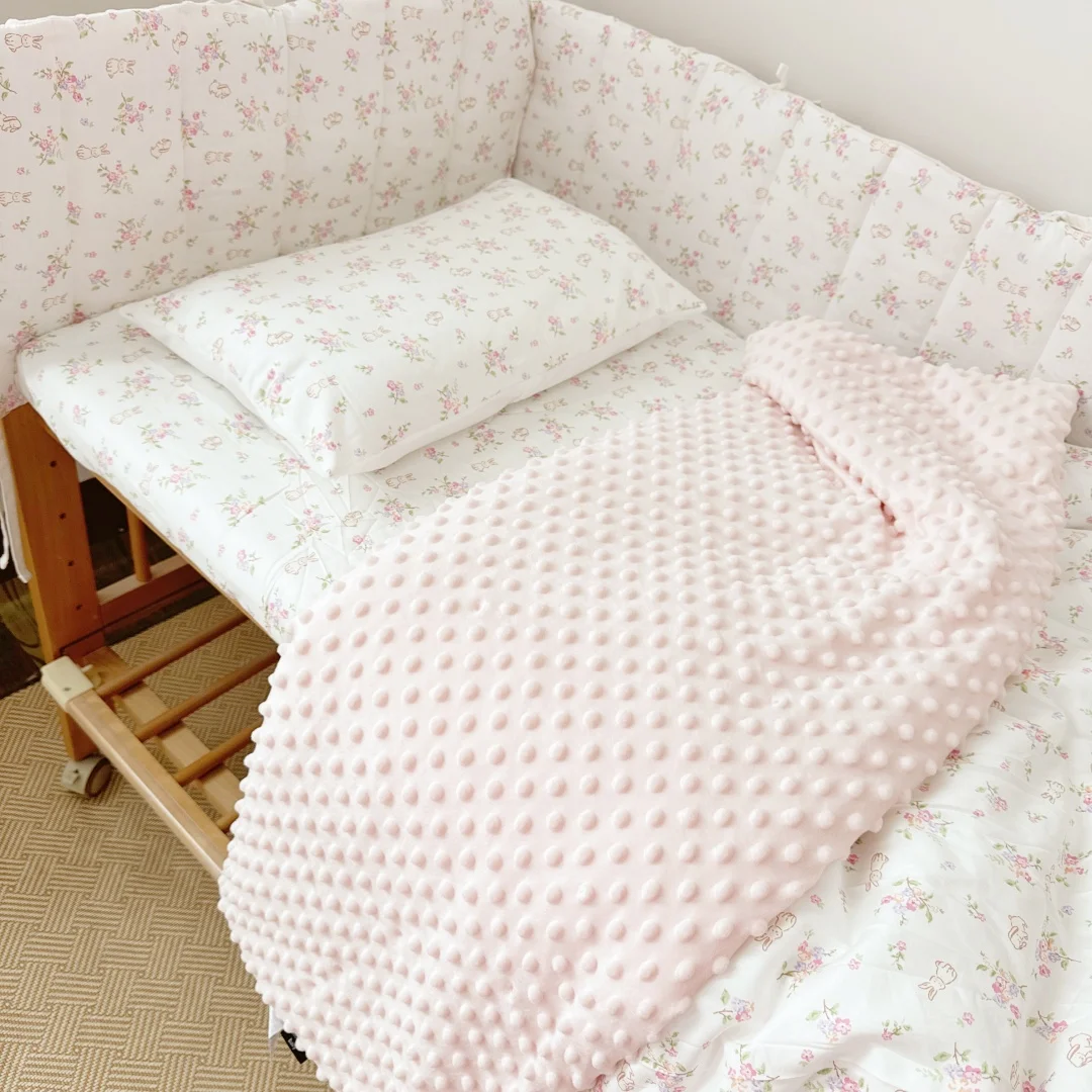 Pastoral Style Kidsren's Class a Pure Cotton Floral Quilt All Year Round Quilt Kindergarten Winter