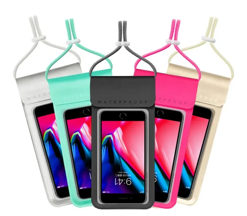 Waterproof Phone Case 6.0 Waterproof Phone Case Cover Touchscreen Cellphone Dry Diving Bag Pouch with Neck Strap for iPhone Xiaomi Samsung Meizu