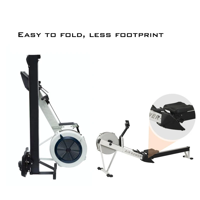 Factory Supply Indoor Exercise Low Noise Air Rowing Commercial Fitness Air Rowing Machine