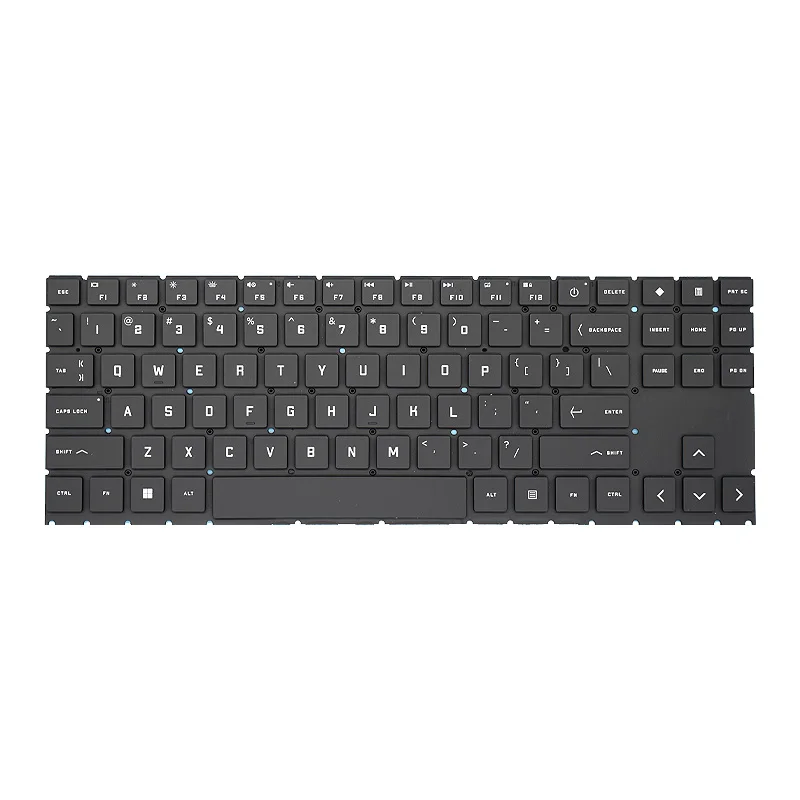 Teclado Portátil para Omen 15-en 15-en0013dx 15-en0023dx sp Eua Russo Espanhol Rgb Retroiluminado Colorido - Imagem 4