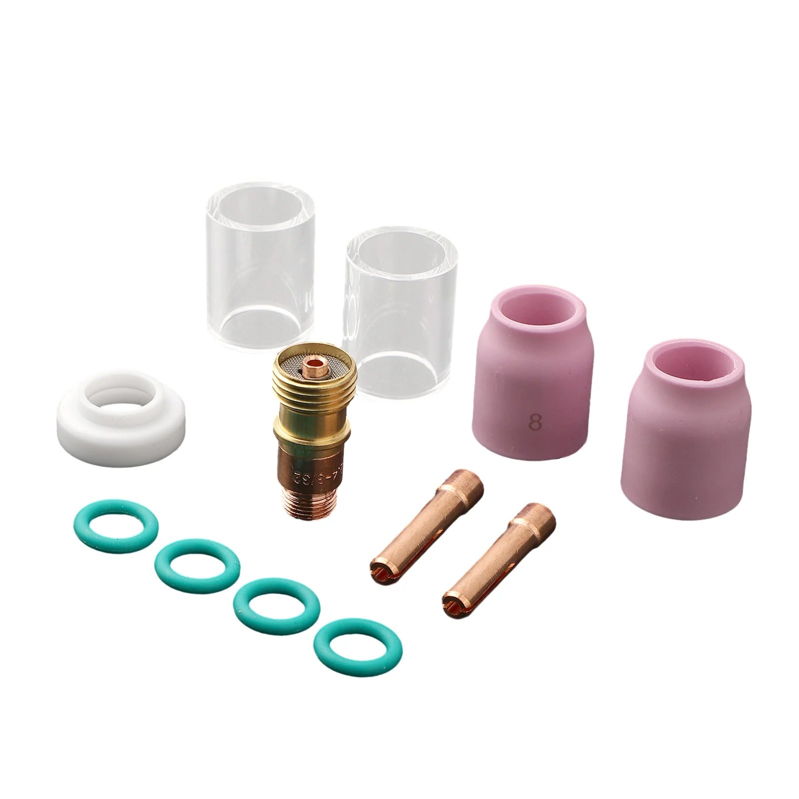 

12pcs TIG Welding Torch Stubby Gas Lens # 10 Heat Glass Cup Kit For WP-17/18/26 Brand New And High Quality 2020