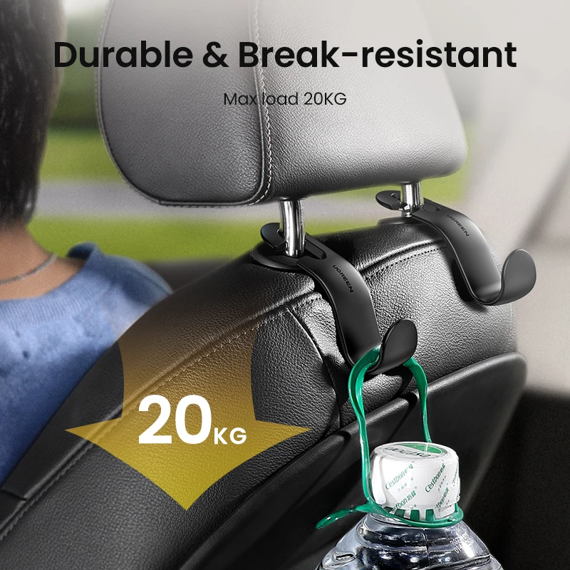 Ugreen Headrest Bag Hanger Ugreen 2pcs Universal Headrest Hook Car