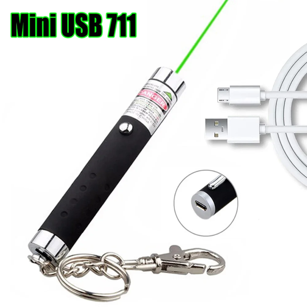 HighPowerUSBGreenRedDotLaserPointer7115MW532nmContinuous