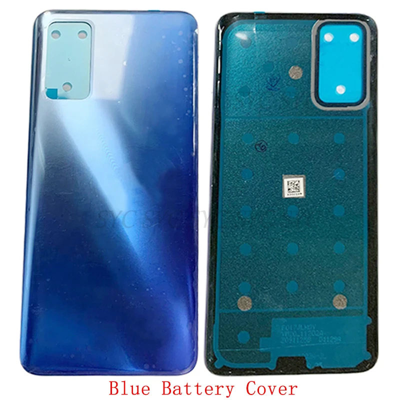 Battery Cover Rear Door Housing Case Sim Card Tray For Realme V15 5G Back Cover with Middle Frame Camera Lens