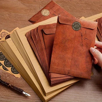 10pcs Vintage Kraft Paper Envelopes 1
