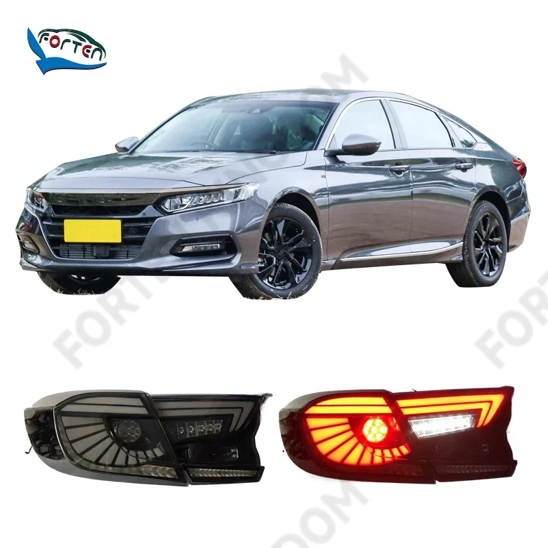 LED Taillights Rear Tail Lamp Dynamic Turn Signal Assembly Tail Light For Honda 10th Accord