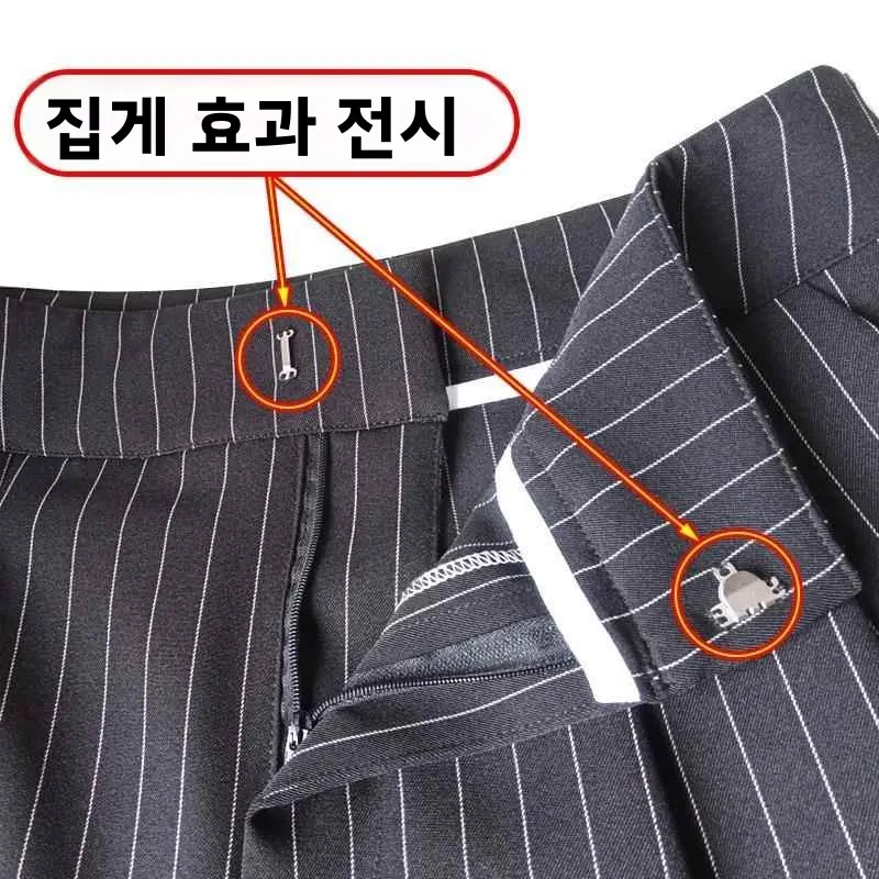 보이지 않는 후크앤아이 버튼 청바지 스타일 보이지 않는 버튼 허리 조절용 시크릿 버튼 후크앤아이 세트 DIY 바느질용