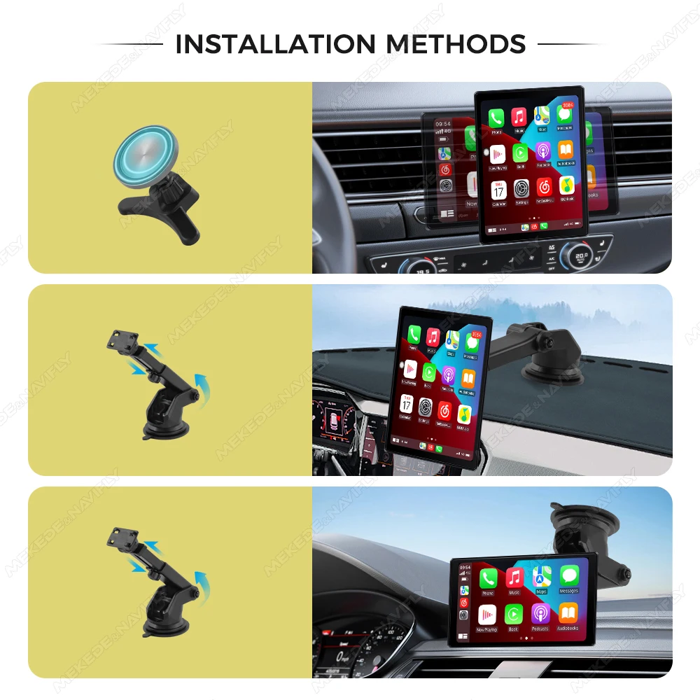 8inch Smart screen car intelligent systems Autoradio Car Radio Player Screen Multimedia Player Wireless Android Auto Carplay
