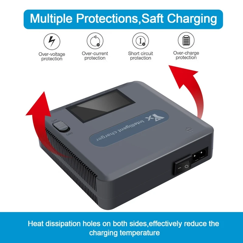 Digital Display Rapid Multi Parallel Charging for Mavic 3 drone battery charger