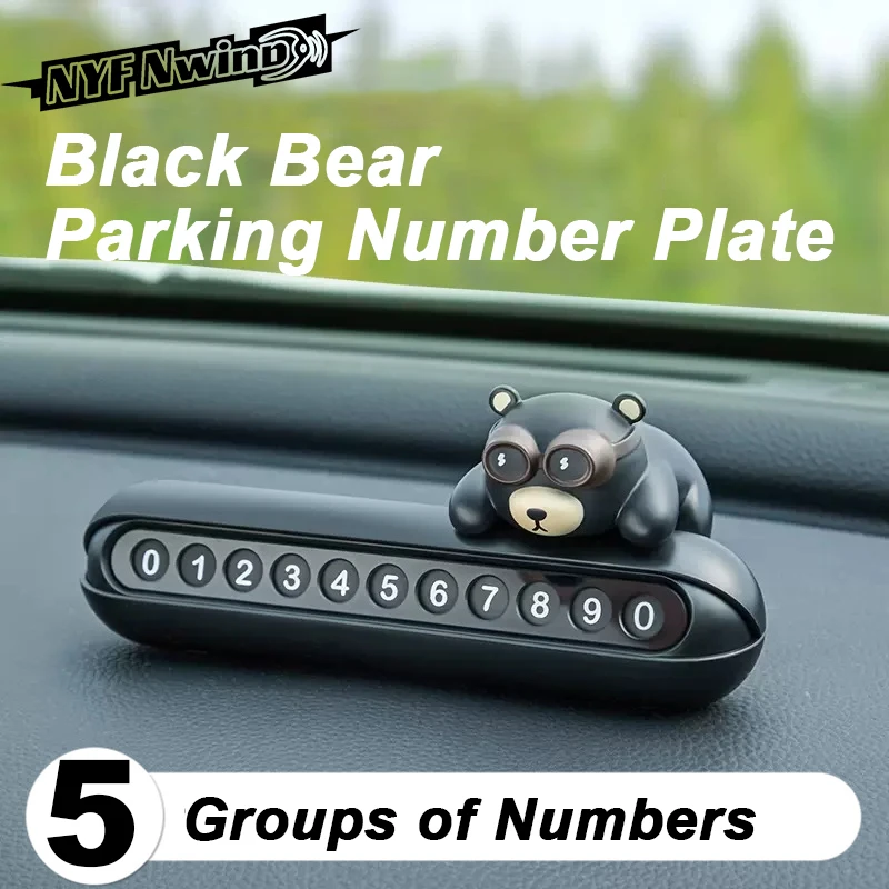 Car Phone Number Plate Temporary Parking