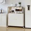 Modern Minimalist Kitchen Cabinets Small Apartment Storage Cabinet Home Multi-layer Microwave Oven Kitchenware Kitchen Cabinet 1