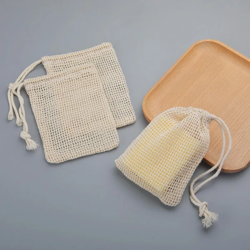 Eco-Friendly Handmade Natural Soap Saver Bag for Skincare and Cleansing