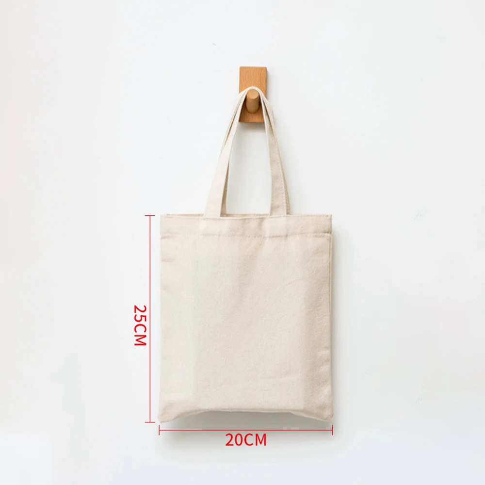 Women’s Creamy White Canvas Tote Bag – Plain Folding Reusable Cotton Shoulder Bag with High Capacity for Shopping and Groceries Bags & Storage Items Beach bags