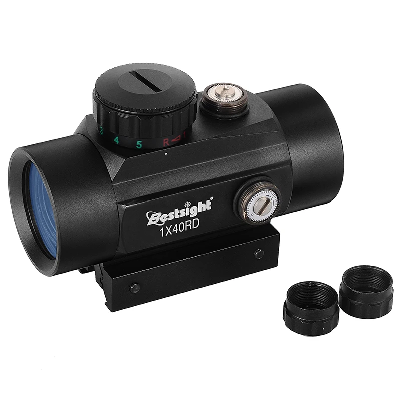 Illuminated 1x40 Red Dot Sight for Airsoft Hunting