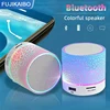 New Bluetooth Mini Speaker Wireless Speaker Colorful LED TF Card USB Subwoofer Portable MP3 Music Sound Column For PC Phone 1