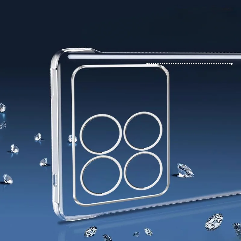 Electroplated Transparent Ultra-Thin Frameless Phone Case - Hard Protective Cover Shell