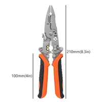12 in 1 Multifunctional Wire Stripper Crimper Cable Cutter Pliers Foldable Electrician Pliers Tools and Cable Stripper Pliers 2