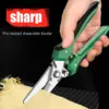 LAOA Stainless Steel Multi-Purpose Scissors Multi-Purpose Electrician's Scissors for Cutting Copper and Aluminum Sheets 3