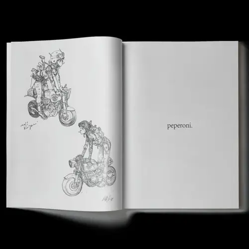 Kim Jung-gi's Latest English Sketchbook Collection 2024 Karl Kopinski - Image 2