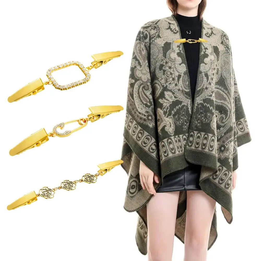 Alloy Cardigan Clip Buckle for Women Sweater Shawl