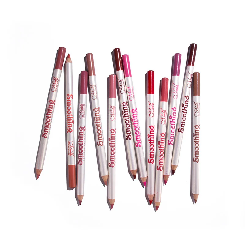 MENOW 12 Colors/Set Lip Liner Sexy Lips Pencil Matte Soft Lipstick Pencil Matt Nude Lipsliner Pen Beauty Makeup Tool Cosmetics 5