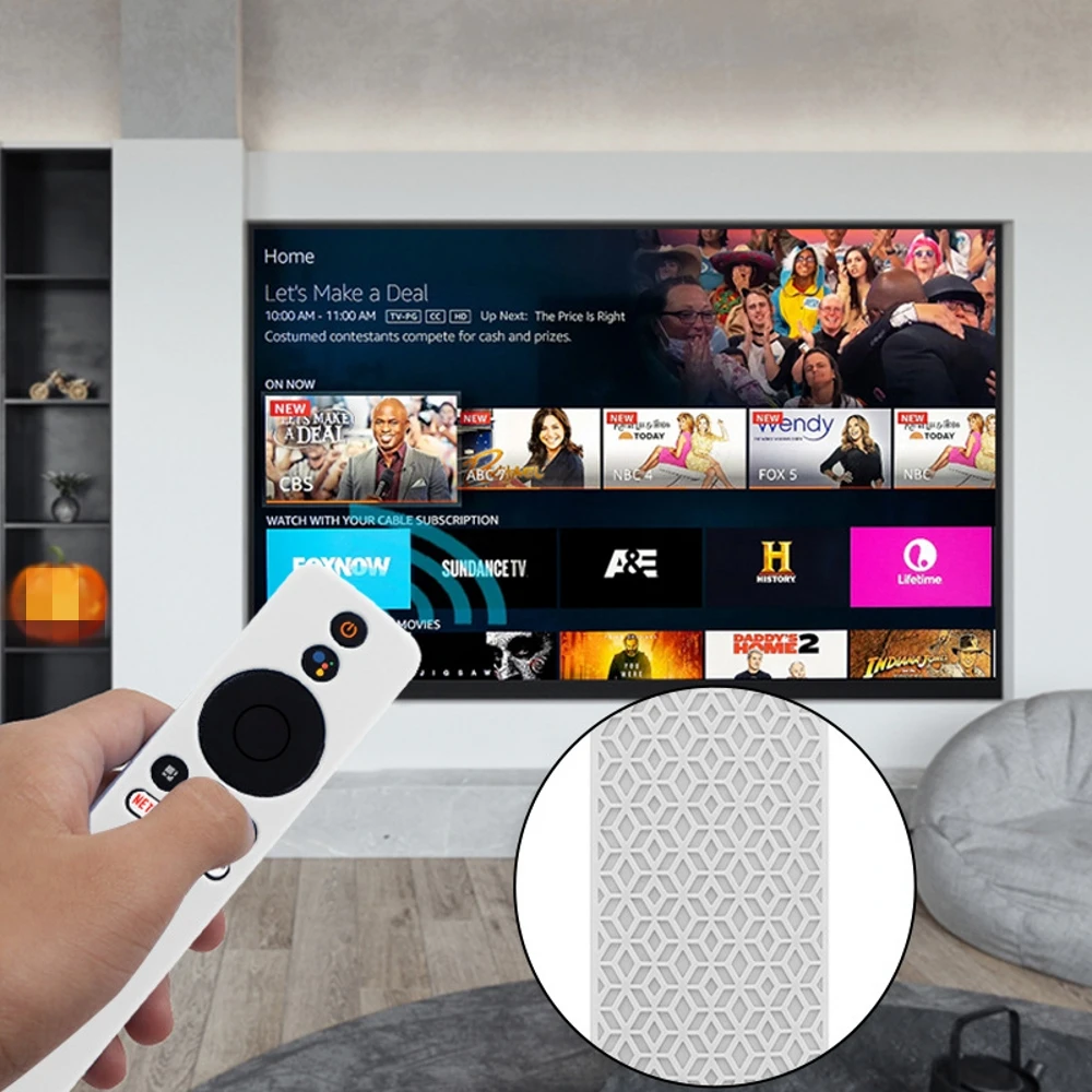 1Pcs Xiaomi TV Stick 4K TV Stick Remote Control Silicone Protective Cover Dust Cover Storage Box
