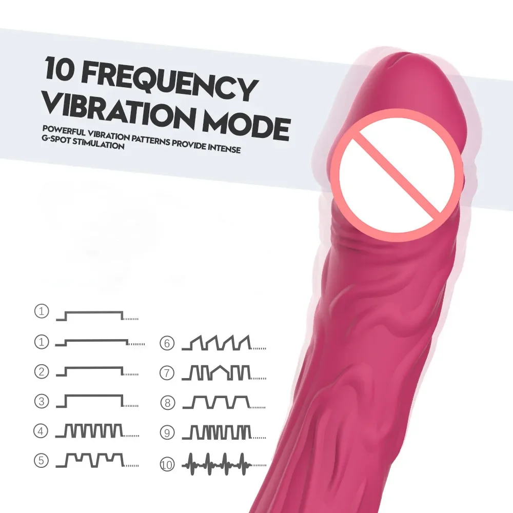 Realistic Dildo Silicone Vibrator for Women Vagina Clitoris G Spot Stimulator With 10 Powerful Vibration Sex Toy Female Vibrator sex toys